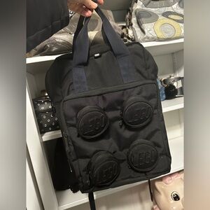 LEGO Black Brick Iconic Statement Style Backpack